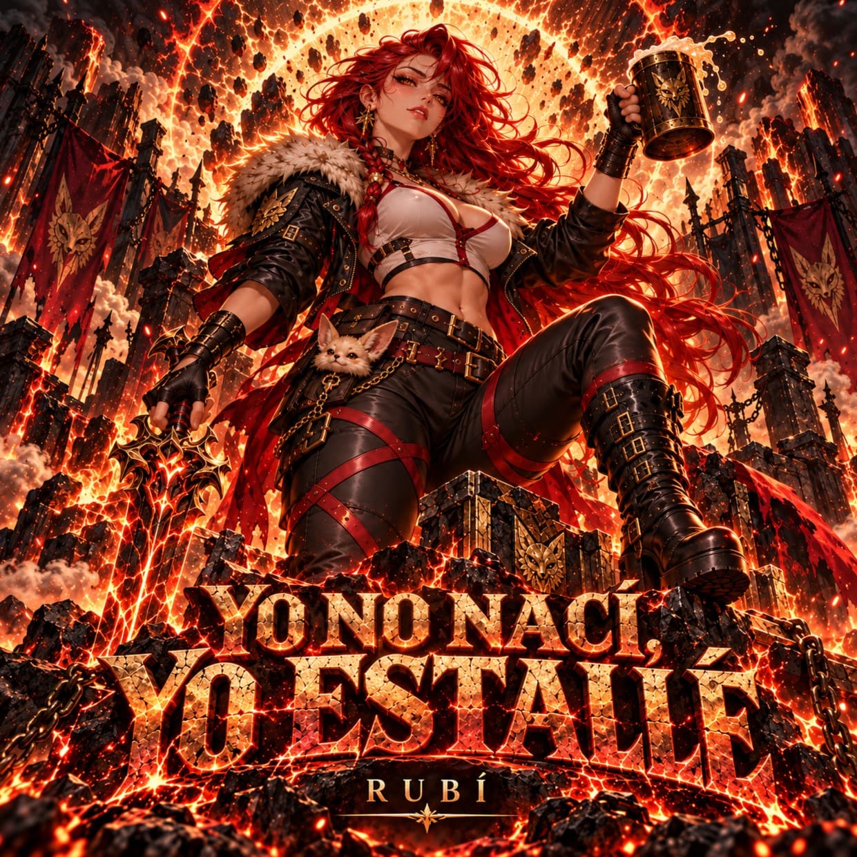 Carátula de Rubí — Yo no nací, yo estallé