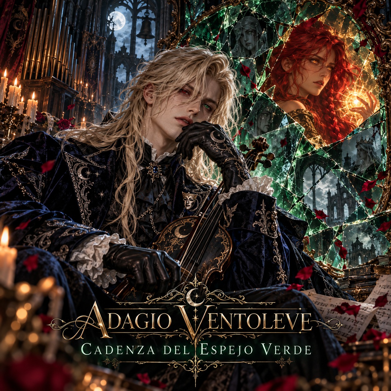 Portada de Adagio Ventoleve — Cadenza del Espejo Verde