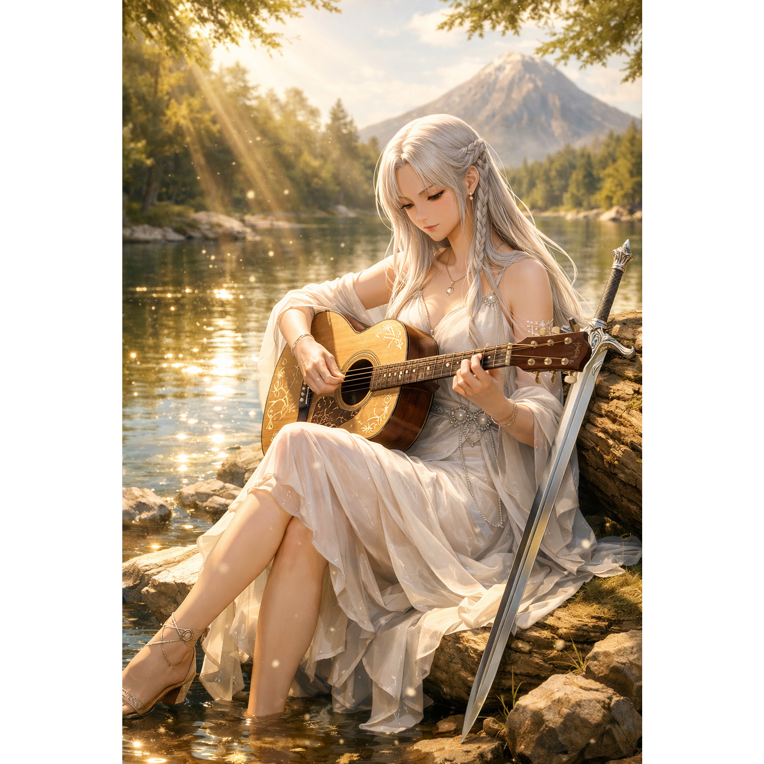 Portada de Aelrhyssa — Lirae’thar — El eco de la corona