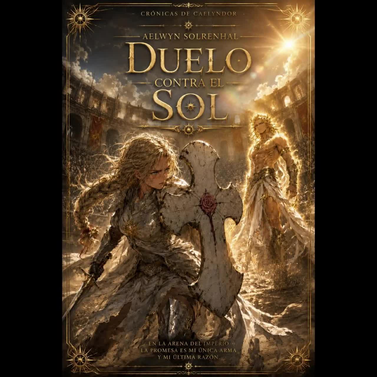 Portada de Aelwyn Solrenhal — Duelo contra el Sol