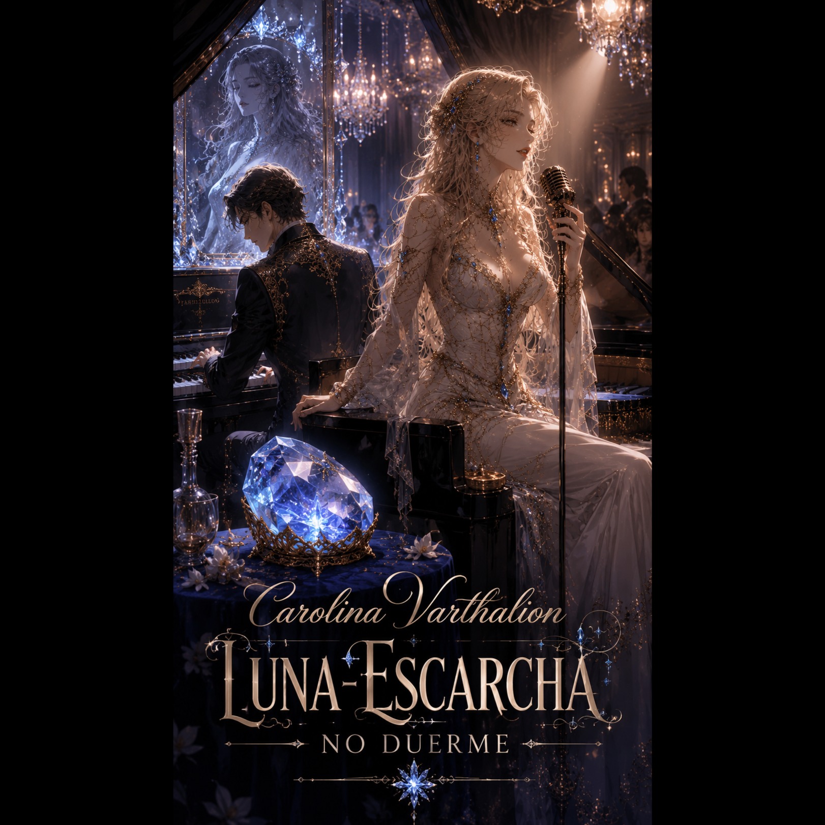 Portada de Carolina Varthalion — Luna-Escarcha No Duerme
