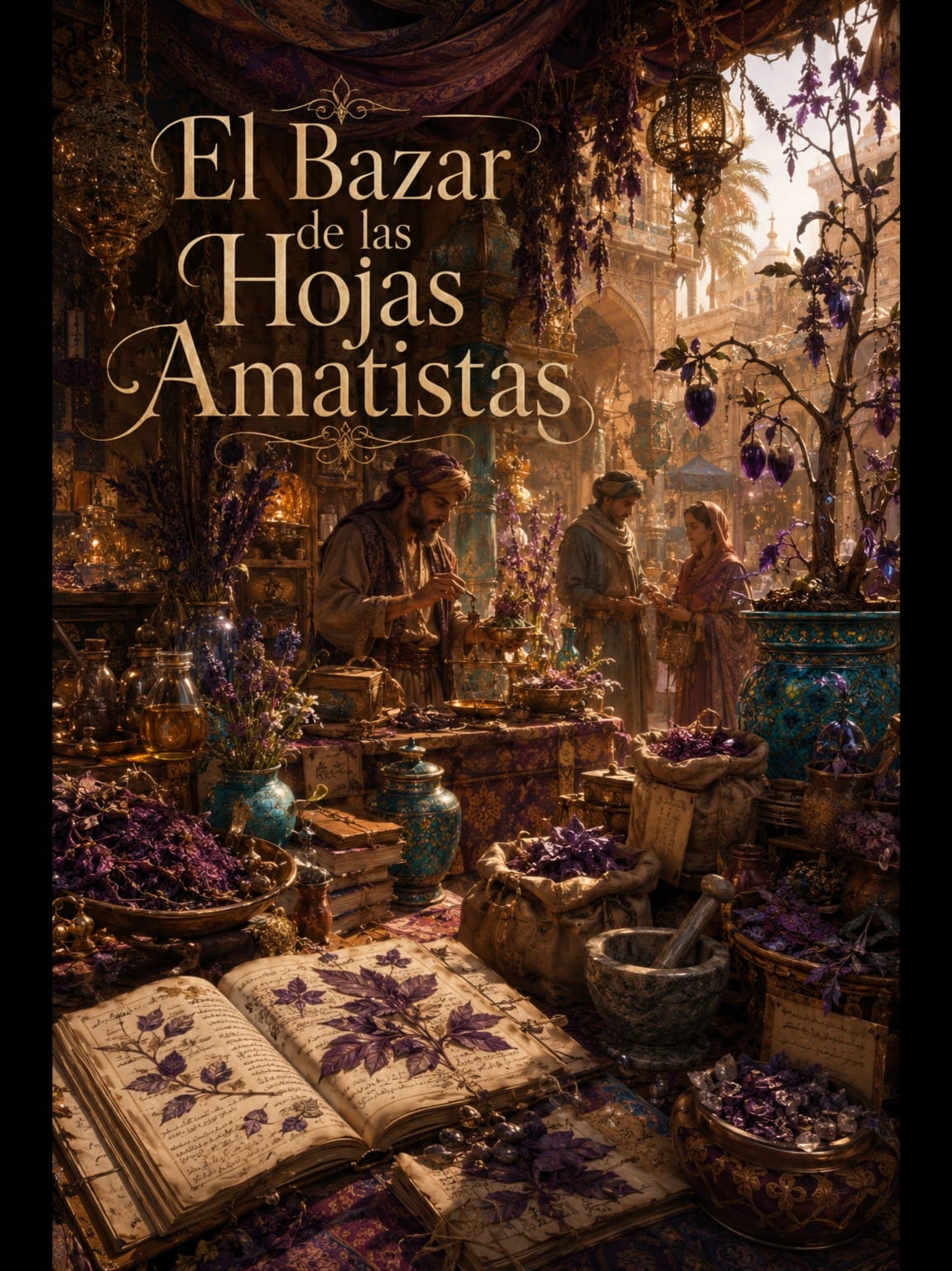 Portada de Cindralith — El Bazar de las Hojas Amatistas