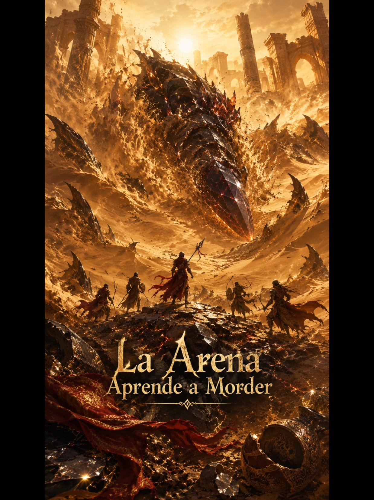 Portada de Cindralith — La Arena Aprende a Morder